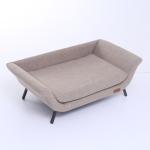 Linen Gray Cat Bed Can Be Used As Pet Bed All The Year Round Scratch Resistant