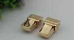 Fashion bag make accessories light gold metal press locks for handbags
