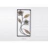 Buy cheap Customized Living Room Floral Bronze Wall Art Decor from wholesalers