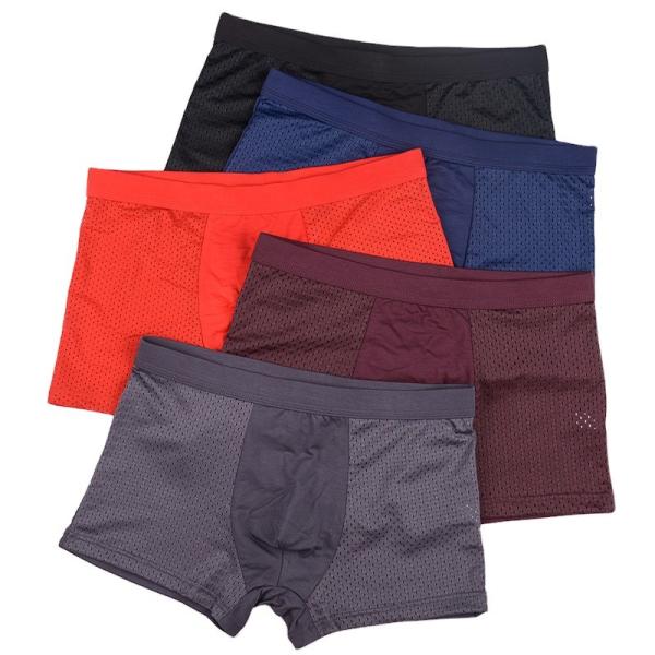 Buy cheap Crotch Mens Boxer Briefs Bamboo Fiber U Shape Breathable Quick Dry Underwear from wholesalers
