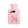 Buy cheap Hot Water Pouch Warm Flannel Flocking Hand Warmer Filled Mini Explosion-proof Portable Hot Water Bag Outdoor from wholesalers