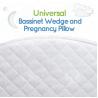 Buy cheap Waterproof Memory Foam Wedge Pillow Cotton Cover For Baby Bassinet White Color from wholesalers