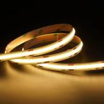 Ra 70/80/90 CCT COB Led Strip Light 8mm10mm 608leds 3000K-6500K for TV Backlight