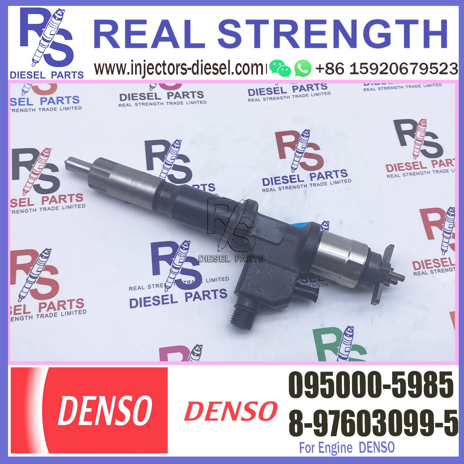 ISUZU 4HK1 6HK1 Diesel Engine Part Fuel Injector 8-97603099-5 095000-5985