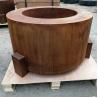 Buy cheap Round Outdoor Corten Steel Wood Burning Fire Table Grill for Camping Cooking BBQ from wholesalers