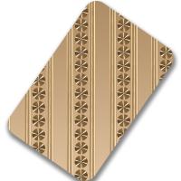 Buy cheap 201 304 430 316 ASTM SUS Stainless Steel Sheet Surface 3D Laser For Ceiling product