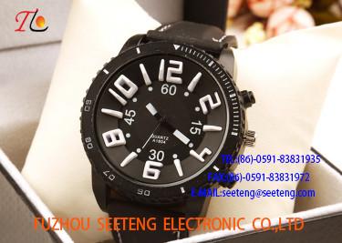 Buy cheap Men watch movement watch quartz Wrist Watch suitable for climbing outdoor for men customLOGO with seven color light from wholesalers