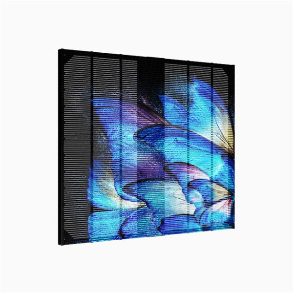 Buy cheap Transparent High Brightness Advertising IP67 RGB P3.91 Window Outdoor Indoor LED Grille Film Display from wholesalers