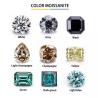 Buy cheap Forever Brilliant Moissanite Diamond 1 Carat Round Diamond Cut Light Champagne Color from wholesalers
