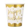 Buy cheap 236.588ml 8Oz Colored Polka Dot Striped Christmas Themed Disposable Coffee Cups from wholesalers