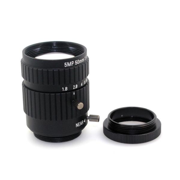 Buy cheap 5MP 50mm Machine Vision Lens F1.8 Fixed Focus CS / C Mount For CCTV Camera from wholesalers