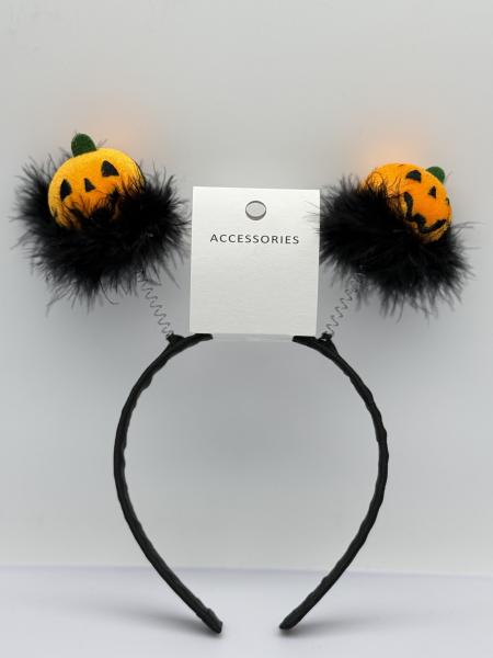 Buy cheap Halloween Pumpkin Hairband with Furry Touch from wholesalers