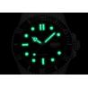 Buy cheap Classic Automatic Bracelet Watch , Green Dial Mens Stainless Steel Watches from wholesalers