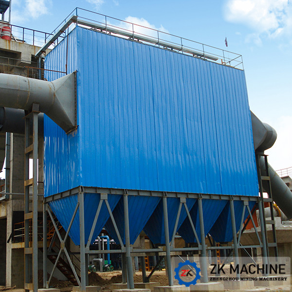 Single Pulse Bag Filter 1300g/m3 54000m3/H Dust Collection Equipment