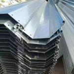 PE Film Greenhouse Metal Frame Parts Multi Span Greenhouse Rain Gutters With