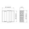 Buy cheap ROHS SC Fiber Optic Adapter Green for Telecom / Access Network from wholesalers