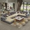 Buy cheap Crushed Velvet Fabric Custom Sofa Bed Leather Border Living Room from wholesalers