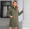 Buy cheap Classic Four Pocket Mid-Length Thickened Down Jacket, machine washable, woman winter coat, down jacket, bio down jacket, dark colour，bio fluff coat from wholesalers