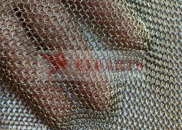 Buy cheap 304 Stainless Steel 0.53mm Welded Metal Ring Mesh For Protection from wholesalers