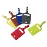Buy cheap Pantone Travel Luggage Tag Pu Leather Rectangle Advertising Gift Hot Stamping Logo from wholesalers