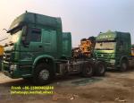 375 Hp Horse Power Used Tractor Head , Sinotruk Tractor Head No Oil Leak
