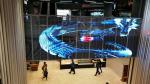 1920Hz-3840Hz Portable Projector Screen , Aluminum Frame Transparent Led Display