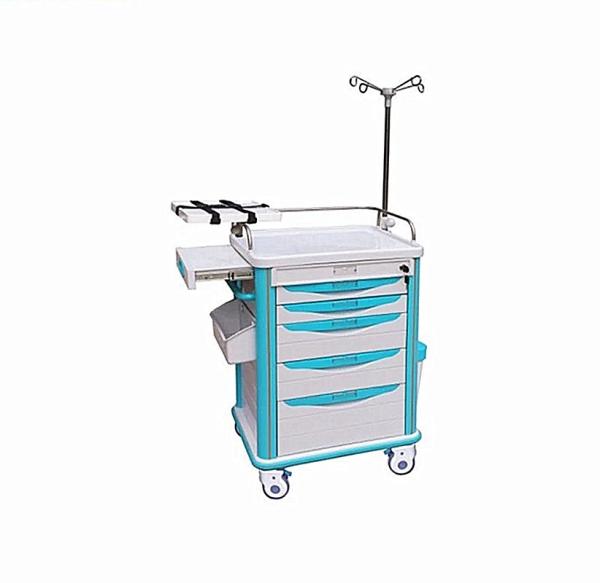 Buy cheap ABS Medicine Crash Cart Hospital Equipment Treatment Trolley Multi Function from wholesalers
