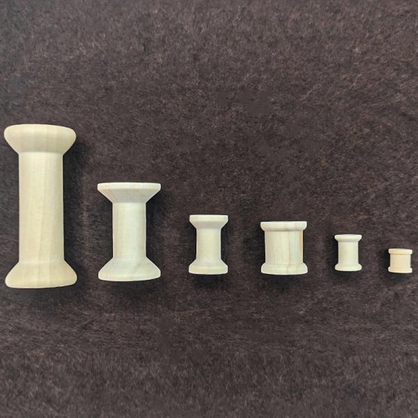 Buy cheap Wooden spools custom natural wood spool wooden kite line spool from wholesalers