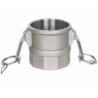 Buy cheap G2 Thread PTFE Lined Pipe Fittings 2 Inch Camlock Fittings D Adaptor from wholesalers