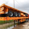 Buy cheap 3 4 Axle 40ft 50 Ton Flatbed Container Semi Trailer Transport Semi Trailer For Sale from wholesalers