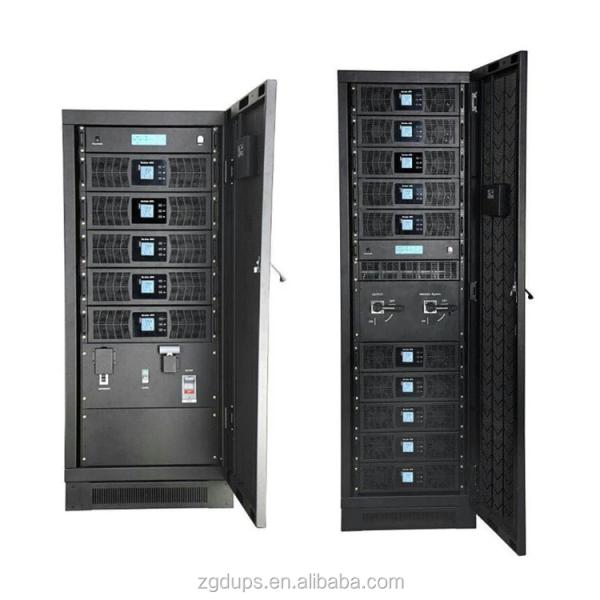 Low Frequency 80KVA Modular UPS System 3 Phases 380V 400V 415V Power