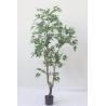 Buy cheap Bonsai Fake Branch Banyan Microcarpa Green Leaf Plastic Artificial Ficus Tree Outdoor from wholesalers