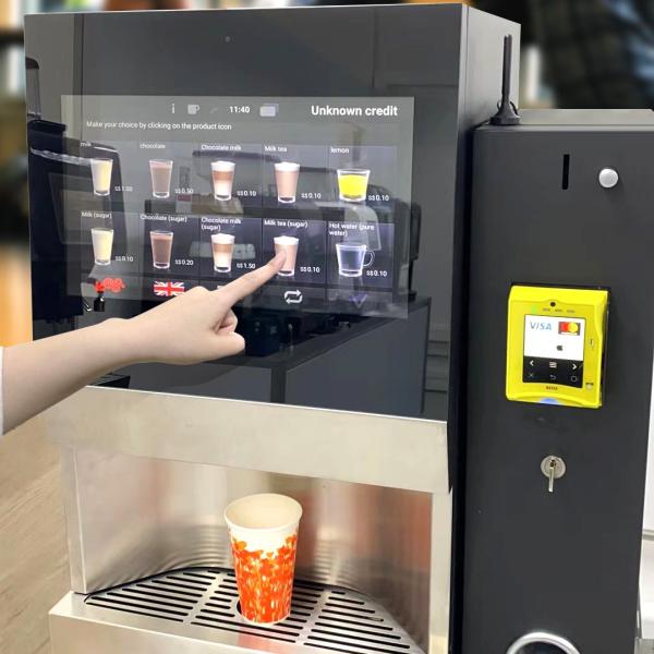 Buy cheap 300 Cups Freshly Brewed Coffee Vending Machine For Business from wholesalers