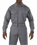 260G Flame Retardant Work Clothes 100% Cotton Twill 2/1 Men Long Sleeve Shirt