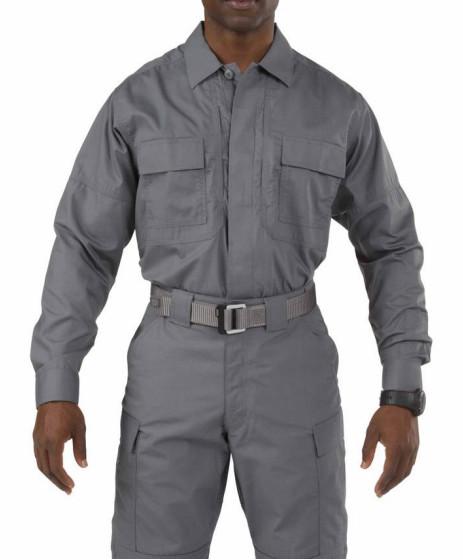 Buy cheap 260G Flame Retardant Work Clothes 100% Cotton Twill 2/1 Men Long Sleeve Shirt from wholesalers