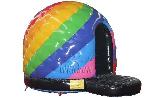 Buy cheap Colorful Inflatable Bounce House / Inflatable Disco Dome PVC Material Customized Size from wholesalers