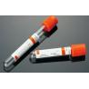 Buy cheap Orang Red Cap Glass Plastic Vacuum Pro Coagulation Tube 1ml - 10ml Disposable from wholesalers