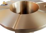 CNC Machining Cone Crusher Parts , Stone Crusher Parts Flanged Bushing