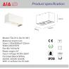 Buy cheap GU10 holder interior honeycomb spotlight housing&interior led downlight housing for hotel from wholesalers
