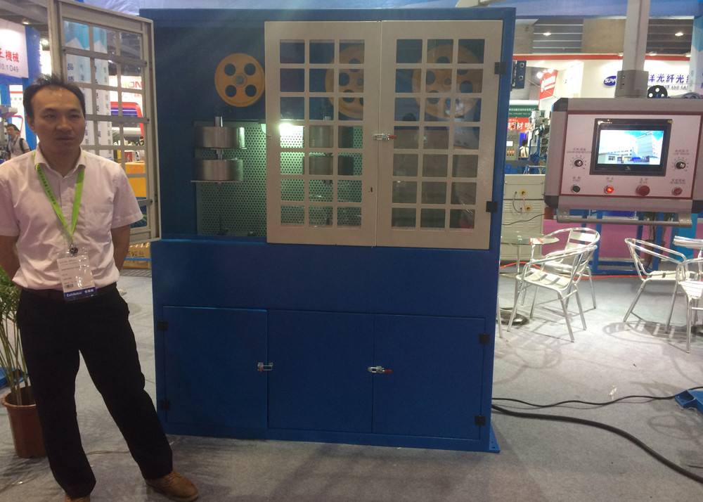 Servo Motor Tension Control 630 Cable Wire Wrapping Machine Line