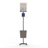 Buy cheap Sanitation Station Freestanding Poster Display Stand from wholesalers