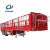 Buy cheap 3 Axle Fence Semi Truck Trailer with 90 W mm*13 Thickness mm*10 Layer Leaf Spring from wholesalers