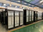 Ruibei 3 Glass Doors Supermarket Upright Ice Cream Popsicle Freezer