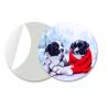 Buy cheap Round 3D Lenticular Stickers For Keyrings PET Flip Changing Sticker from wholesalers