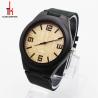 Buy cheap Men Minimalist Leather Watch / Black Leather Band Watches Create Your Own Brand from wholesalers