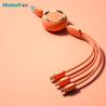 Buy cheap Retractable Mobile Phone Charging Cable 3 In 1 For Office Home from wholesalers