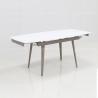 Buy cheap Modern Home 1.1CBM SS Steel Furniture 4 Seater Extendable Dining Table Set from wholesalers