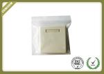 ABS Plastic Fiber Optic Termination Box 1-2 Port For FTTH / FTTO 86mm X 86mm X