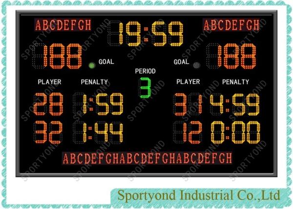 Buy cheap Electronic Digital LED Hockey Scoreboard from wholesalers