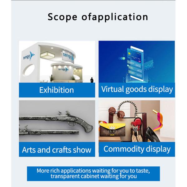 4K Transparent LCD Display Box Customizable LCD See Through Display